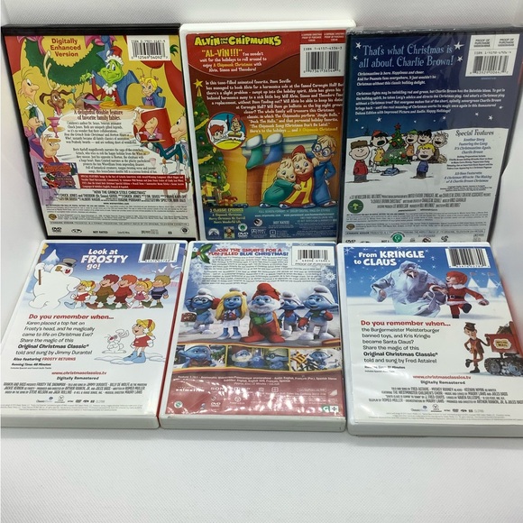 Family Christmas Bundle Book Of Stories and Classic Holiday DVDs 🎄✨ - Picture 3 of 8